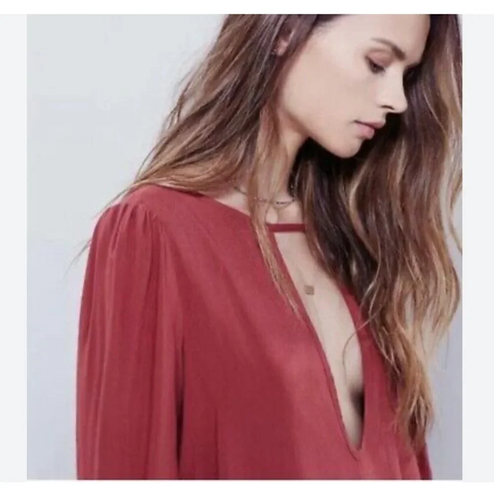 Free People Beck Mini Dress Tunic Size XS NEW